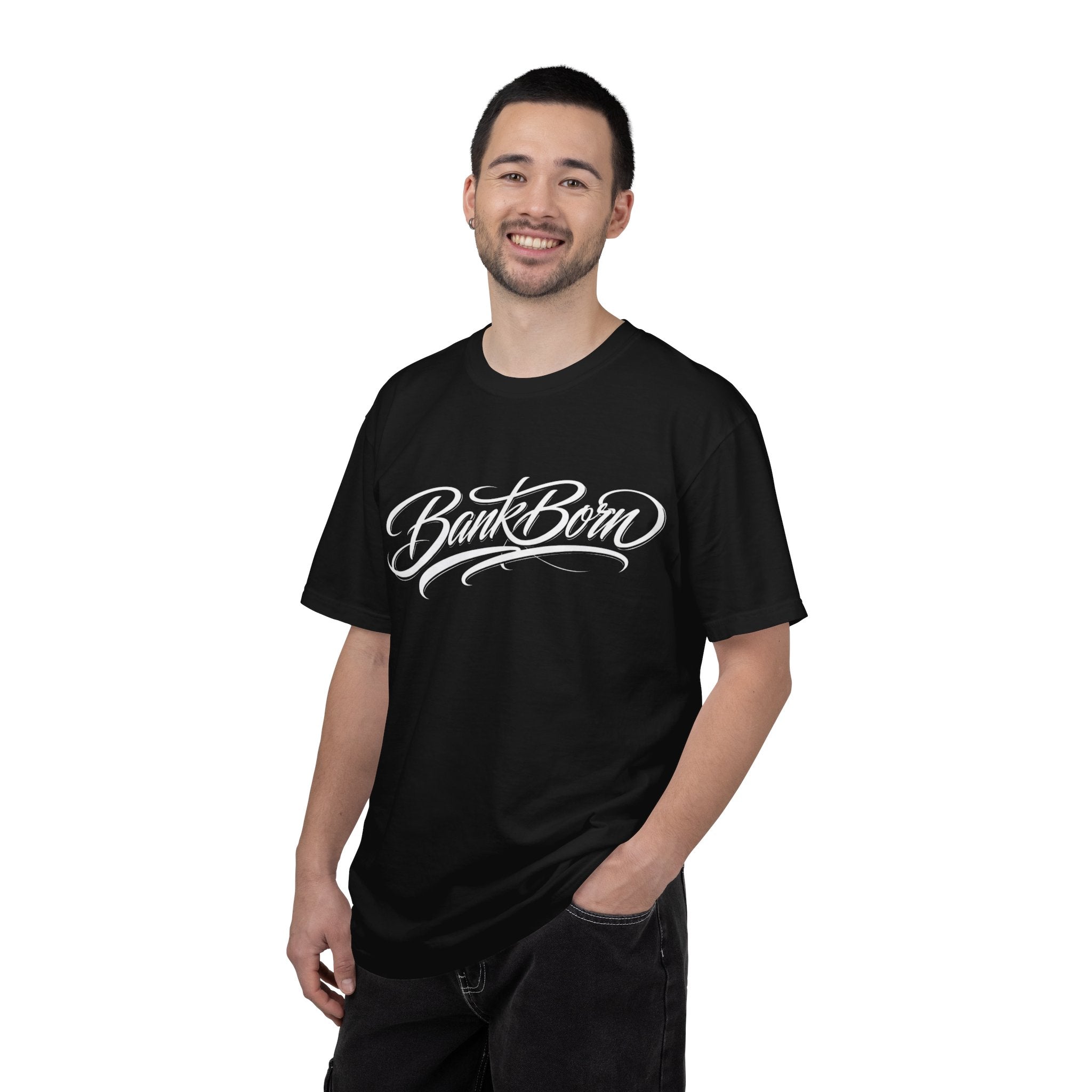 BankBorn Script T-Shirt — Bold Streetwear Graphic Tee
